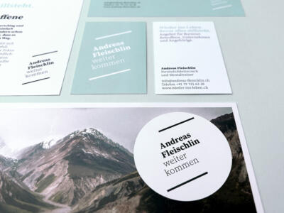Kleber, Karten und Visitenkarten von Andreas Fleischlin