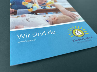 Titelseite eines Flyers