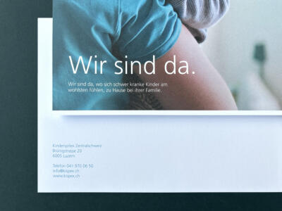 Korrespondenzkarte Vorder-und Rückseite